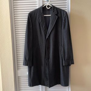 NWOT Gray Pure Wool Vintage Winter Coat